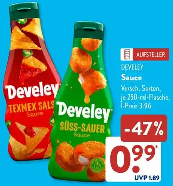 Aldi Süd DEVELEY Sauce Angebot