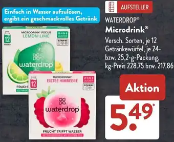 Aldi Süd WATERDROP Microdrink Angebot