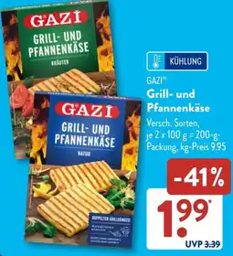 Aldi Süd GAZI Grill- und Pfannenkäse Angebot