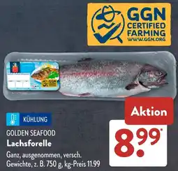 Aldi Süd GOLDEN SEAFOOD Lachsforelle Angebot