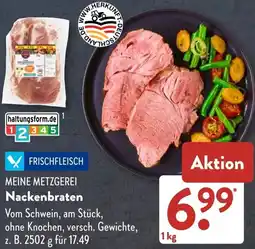 Aldi Süd MEINE METZGEREI Nackenbraten Angebot
