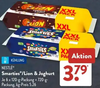 Aldi Süd NESTLÉ Smarties/Lion & Joghurt Angebot