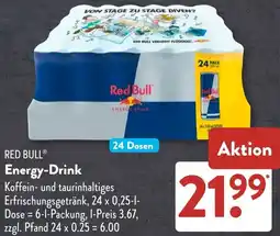 Aldi Süd RED BULL Energy-Drink Angebot