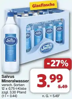 Famila Nord West Salvus Mineralwasser Angebot