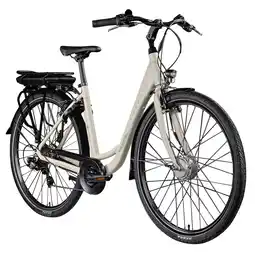 Netto Marken-Discount Zündapp Z503 E Bike Damenfahrrad ab 155 cm Pedelec 28 Zoll 7 Gänge antique white Angebot