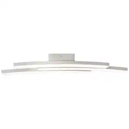 Netto Marken-Discount BRILLIANT Lampe Elaine LED Wand- und Deckenleuchte 3flg nickel matt Angebot