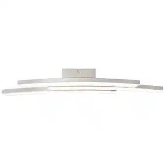 Netto Marken-Discount BRILLIANT Lampe Elaine LED Wand- und Deckenleuchte 3flg nickel matt Angebot