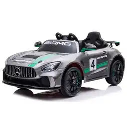 Netto Marken-Discount TPFLiving Elektro-Kinderauto Mercedes GT 4 grau Angebot