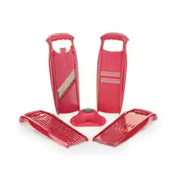 Netto Marken-Discount Borner Grater-Set Julienne Slicer, Crincle, Wave-Waffle Cuter, Cheese Grater Angebot
