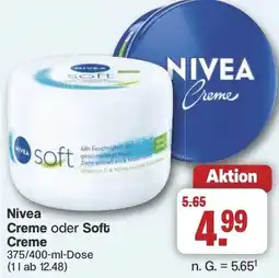 Famila Nord West Nivea Creme oder Soft Creme Angebot