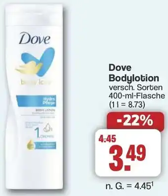 Famila Nord West Dove Bodylotion Angebot