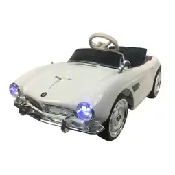 Netto Marken-Discount TPFLivingElektro-Kinderauto BMW 507 Oldtimer weiß Angebot