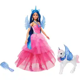 Netto Marken-Discount Barbie Puppe Barbie Saphire Puppe mit Einhorn Angebot