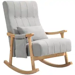 Netto Marken-Discount HOMCOM Schaukelstuhl Polyester Angebot