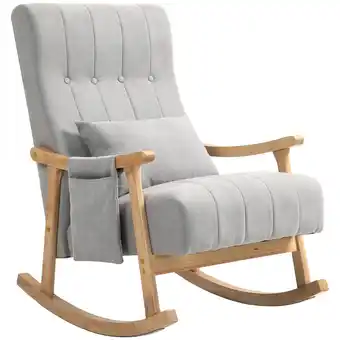 Netto Marken-Discount HOMCOM Schaukelstuhl Polyester Angebot