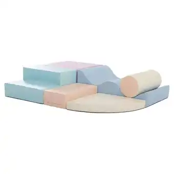 Netto Marken-Discount Spielbauklötze IGLU 6 Softbausteine Helles Pastell Angebot