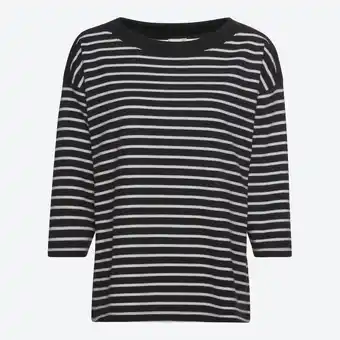 NKD Damen-Langarmshirt mit modernen Streifen Angebot