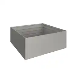 toom Baumarkt Biohort Hochbeet '2x2' quarzgrau metallic 201 x 77 x 201 cm Angebot