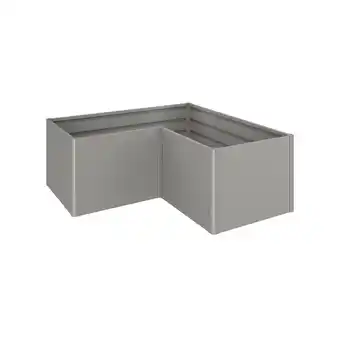 toom Baumarkt Biohort Hochbeet 'L' quarzgrau metallic 201 x 77 x 201 cm Angebot