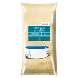 toom Baumarkt toom Filtersand extrafein für Sandfilteranlagen, Körnung 0,4 - 0,8 mm, 25 kg Angebot