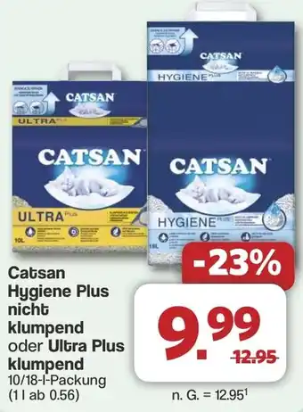 Famila Nord West Catsan Hygiene Plus nicht klumpend oder Ultra Plus klumpend Angebot