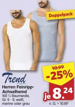 Famila Nord West Trend Herren Feinripp Achselhemd Angebot