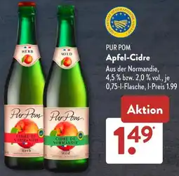 Aldi Süd PUR POM Apfel-Cidre Angebot