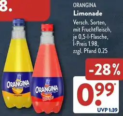 Aldi Süd ORANGINA Limonade Angebot