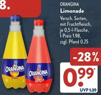 Aldi Süd ORANGINA Limonade Angebot