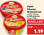 Kaufland POPP Pikanter Brotaufstrich Angebot
