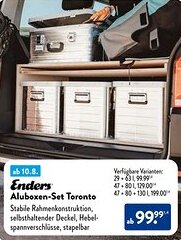 Aldi Süd Enders Aluboxen-Set Toronto Angebot
