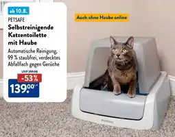 Aldi Süd PETSAFE Selbstreinigende Katzentoilette mit Haube Angebot