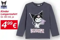 KiK Kinder Langarmshirt Angebot