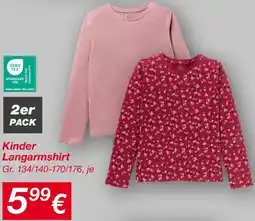 KiK Kinder Langarmshirt Angebot