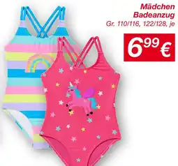 KiK Mädchen Badeanzug Angebot