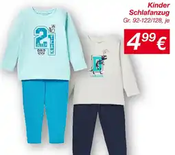 KiK Kinder Schlafanzug Angebot