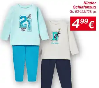 KiK Kinder Schlafanzug Angebot