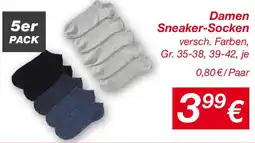 KiK Damen Sneaker-Socken Angebot