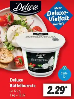 Lidl Deluxe Büffelburrata Angebot
