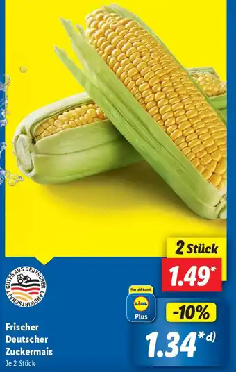 Lidl Frischer Deutscher Zuckermais Angebot