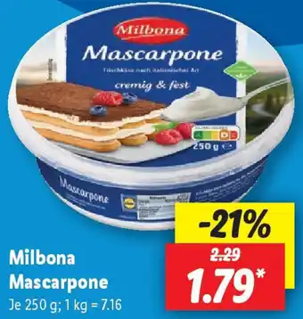 Lidl Milbona Mascarpone Angebot