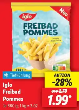 Lidl Iglo Freibad Pommes Angebot