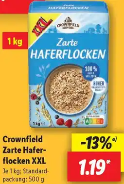 Lidl Crownfield Zarte Haferflocken XXL Angebot