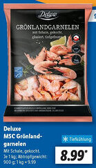 Lidl Deluxe MSC Grönlandgarnelen Angebot