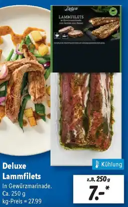 Lidl Deluxe Lammfilets Angebot