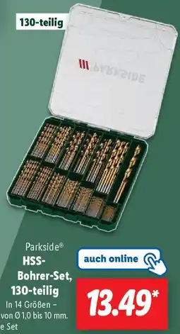 Lidl Parkside HSS Bohrer-Set, 130-teilig Angebot