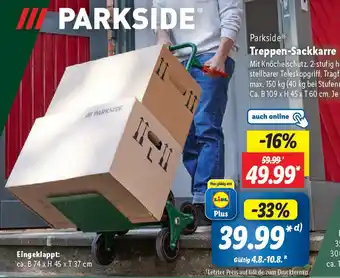 Lidl Parkside Treppen-Sackkarre Angebot