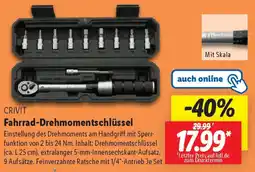 Lidl CRIVIT Fahrrad-Drehmomentschlüssel Angebot