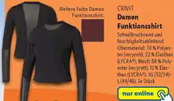 Lidl CRIVIT Damen Funktionsshirt Angebot
