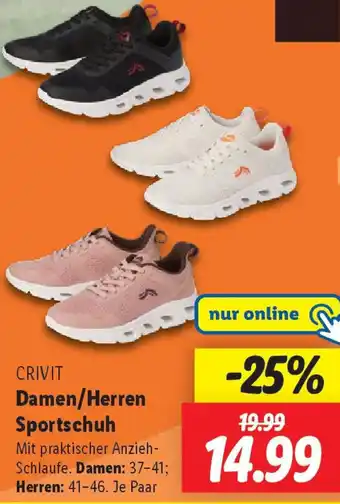 Lidl CRIVIT Damen/Herren Sportschuh Angebot